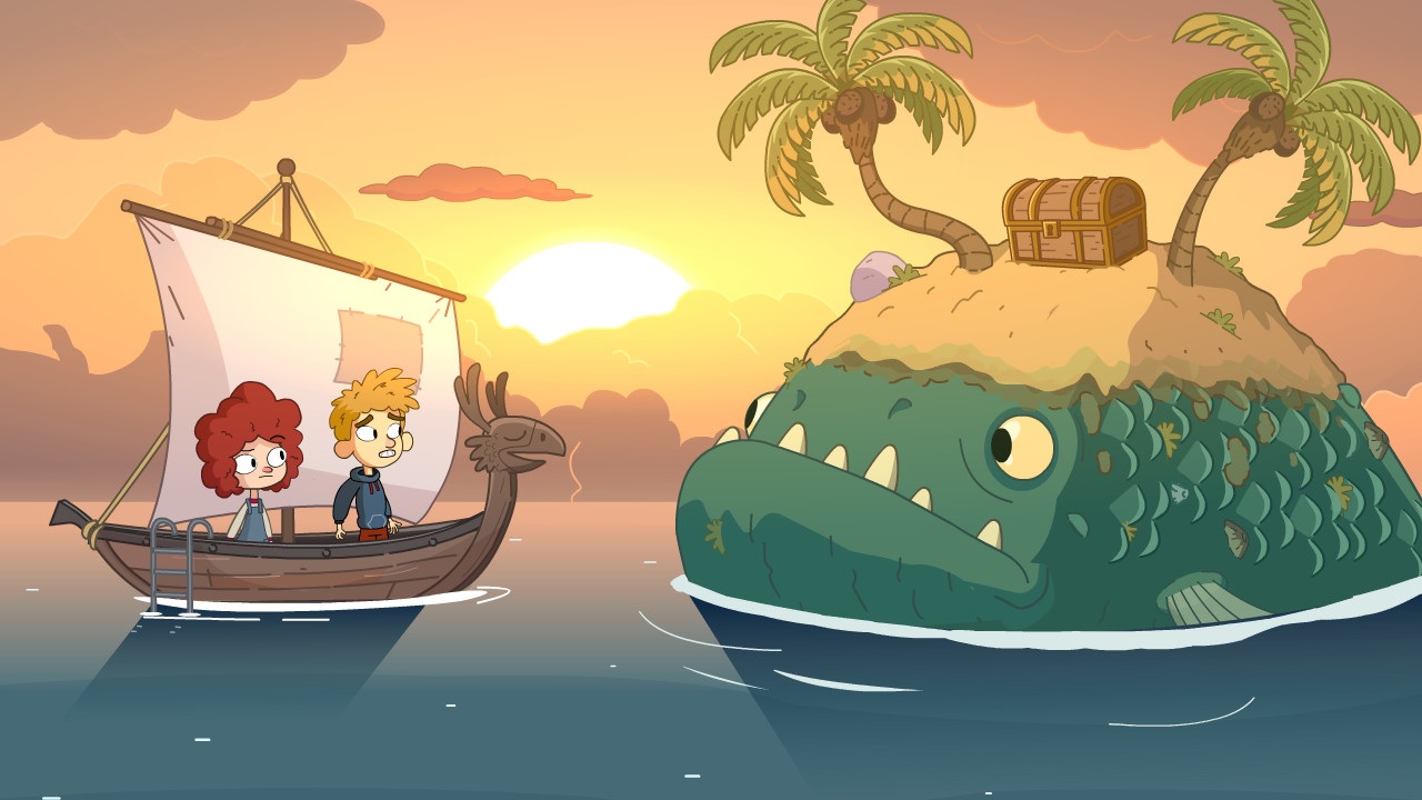 Lost in Play is a charming point-and-click that looks straight out of a Cartoon Network show