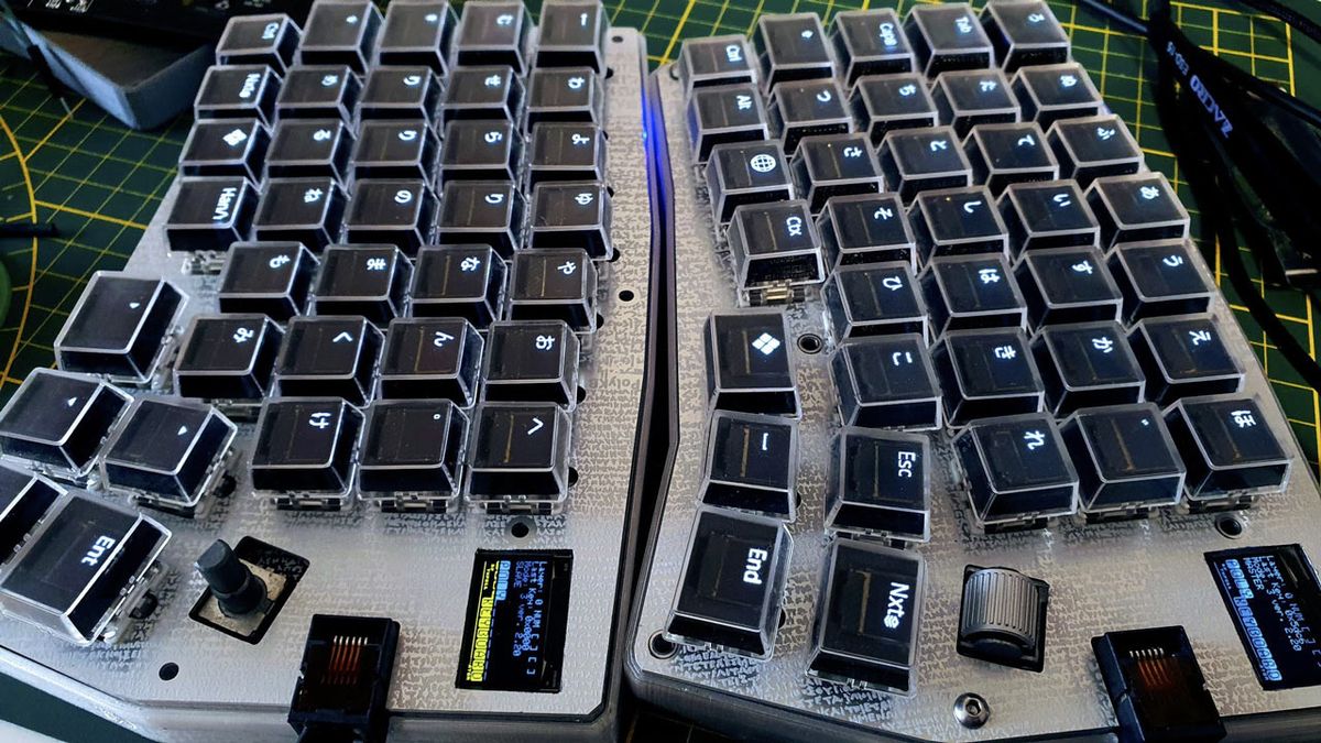 This Mechanical Keyboard Puts OLED Displays on Every Key Tom's Hardware