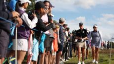 Charley Hull and Lilia Vu