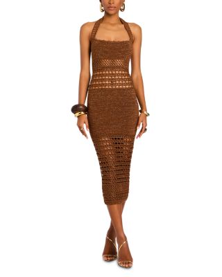 Jaycee Crochet Midi Dress