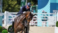 Adrienne Lyle and Helix at the Paris Olympics.