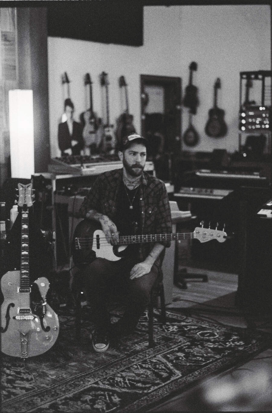 Whiskey Myers in the studio