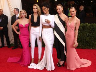 Rihanna, Cara Delevingne, Reese Witherspoon, Kate Bosworth and Stella McCartney on the 2014 Met Ball red carpet