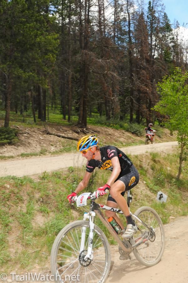 Peter Stetina (Tokyo Joes) was giving the Trek riders fits on the climbs.