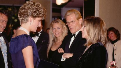 Princess Diana and Barbra Streisand