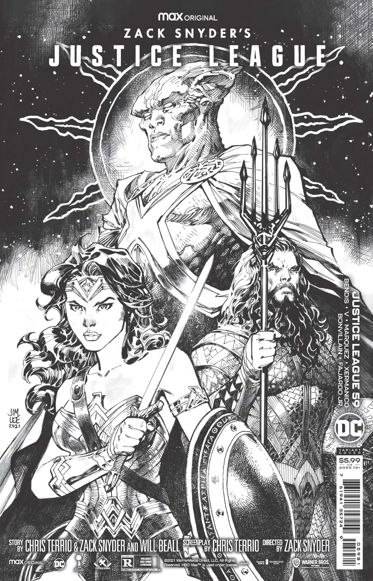Zack Snyder's Justice League variant covers