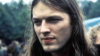 David Gilmour photographed at an outdoor festival in 1971