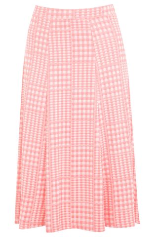 Miss Selfridge Gingham Midi Skirt, £25