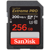 SanDisk Extreme Pro Memory Card (256GB): $62 $31 @ Amazon