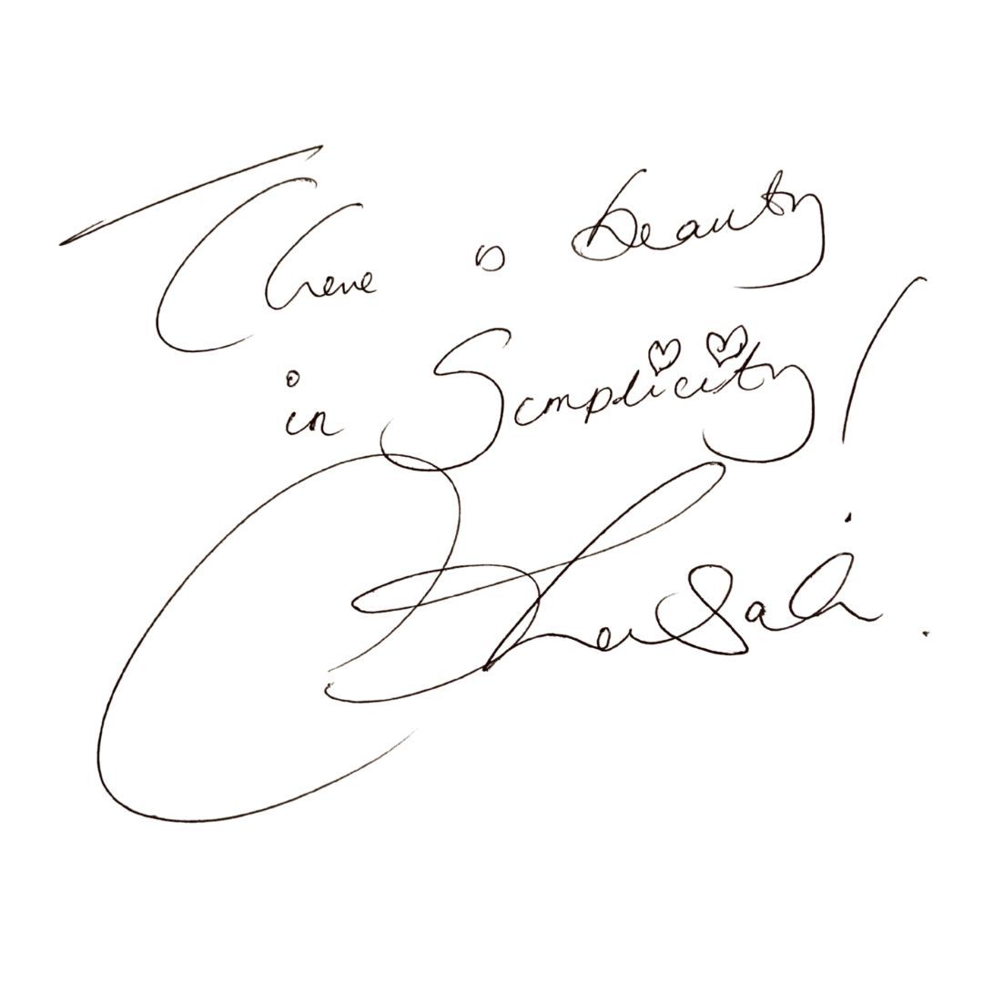 Beauty Backed Trust Industry Icons Charlotte Mensah artwork saying 'there is beauty in simplicity'