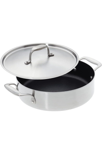 American Kitchen Premium Tri-Ply Stainless Steel Nonstick Casserole Pan $190 $133 | Amazon