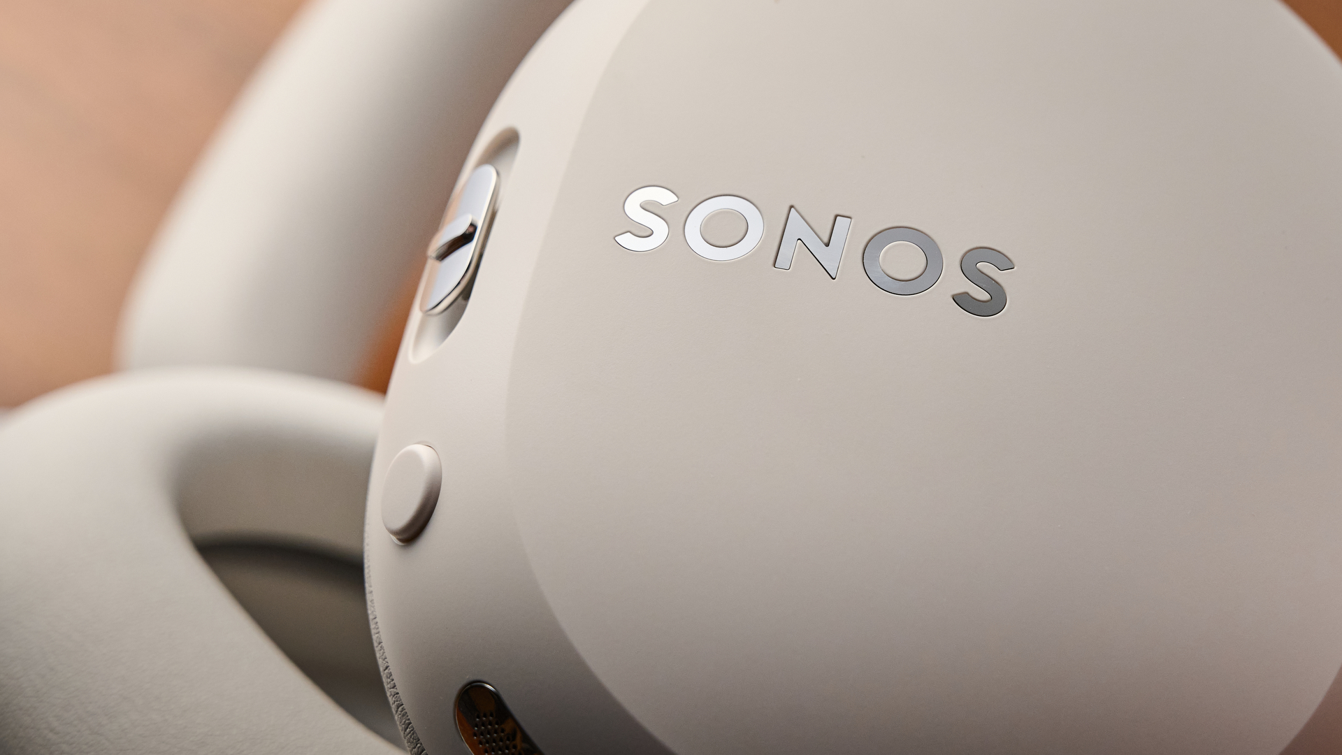 Sonos logo on the Sonos Ace Ultra