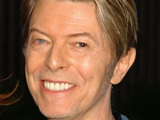 David Bowie smiles for the camera