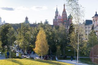 Red Square, St. Basil’s Cathedral and the Kremlin