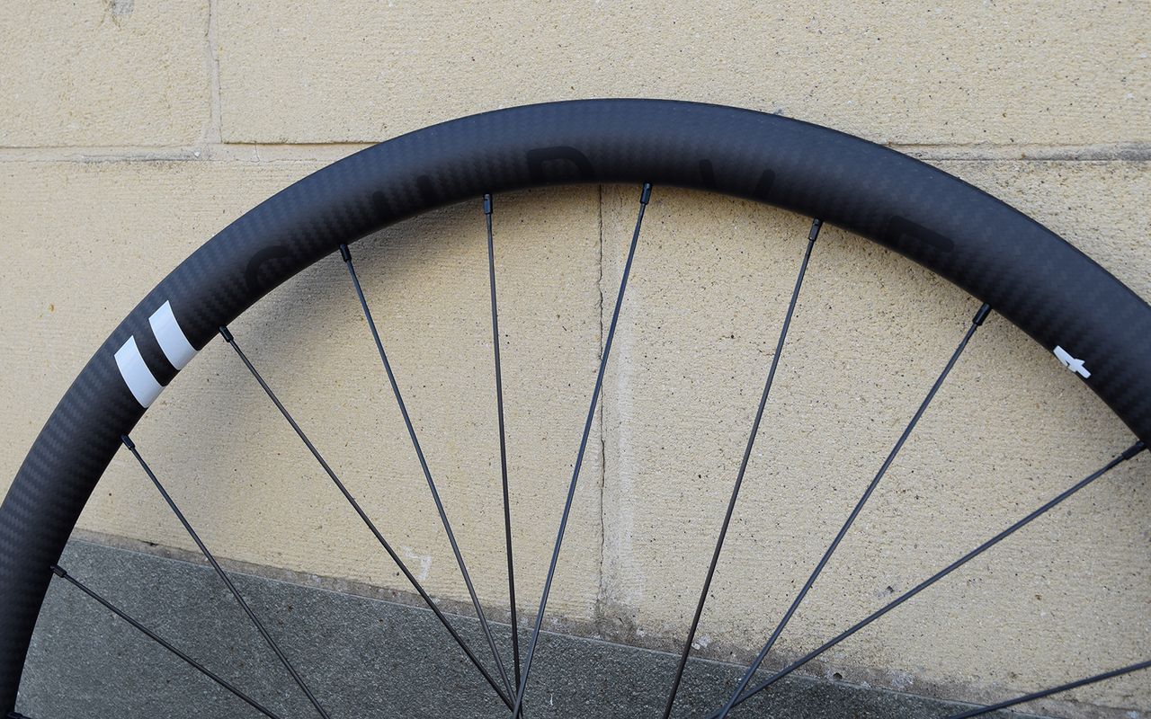 Subtle Curve decals feature on the inside of the rim