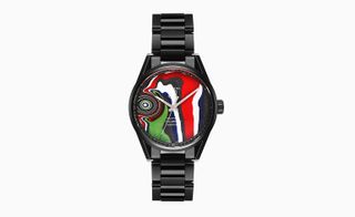 BWD X Black Badger Fordite Tag Heuer Carrera Calibre 5 watch