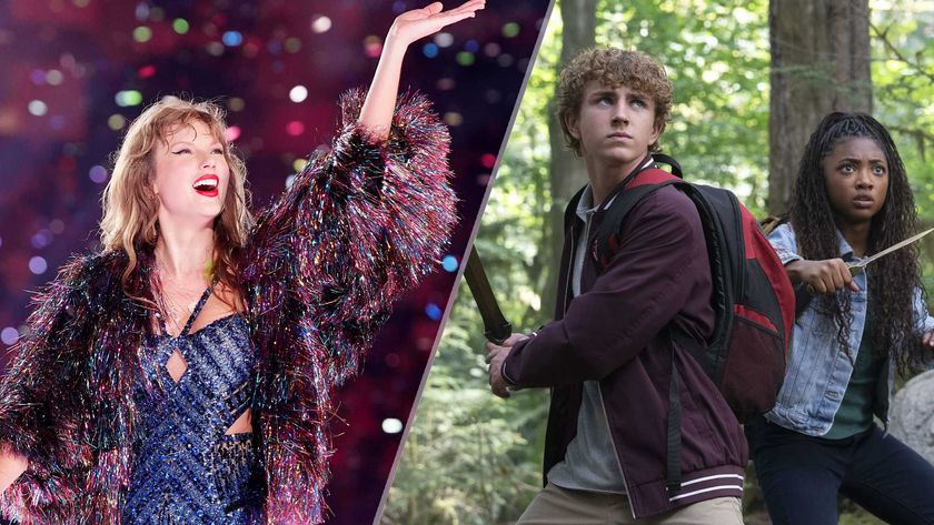 Taylor Swift performs onstage during &quot;Taylor Swift | The Eras Tour&quot; at Caesars Superdome on October 25, 2024 in New Orleans, Louisiana; Percy Jackson and the Olympians