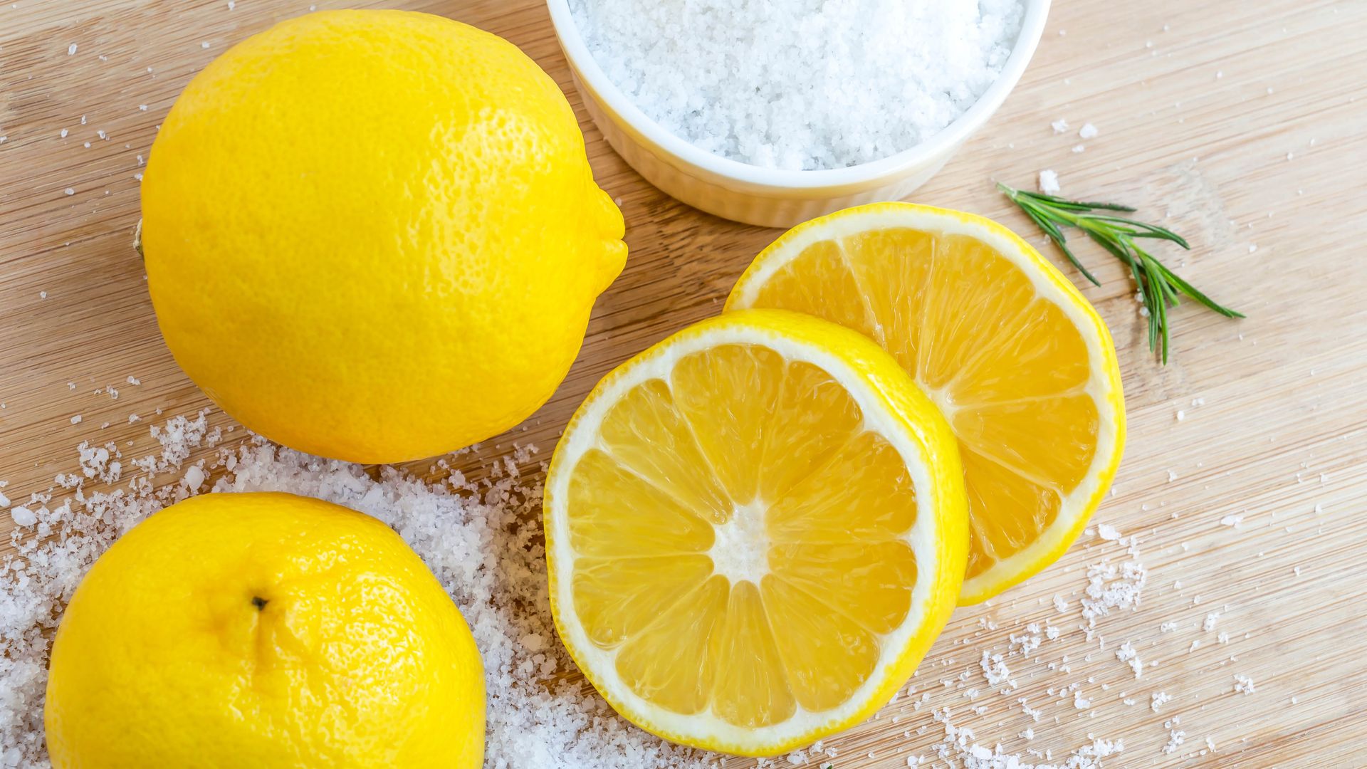 Lemons with salt