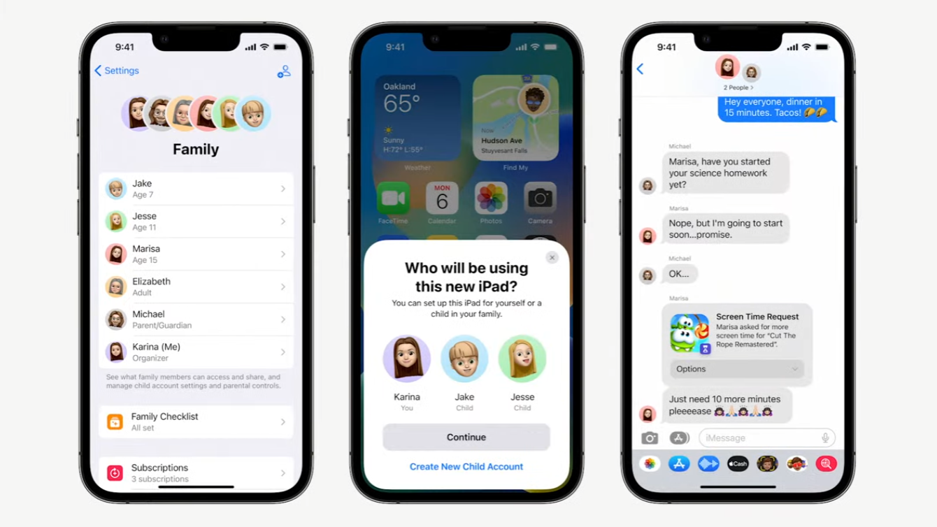 iOS 16 features being shown on an iPhone