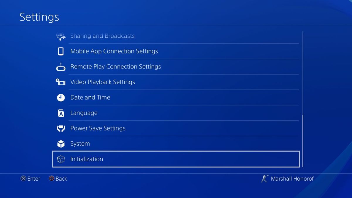 ps4 safe mode option 4