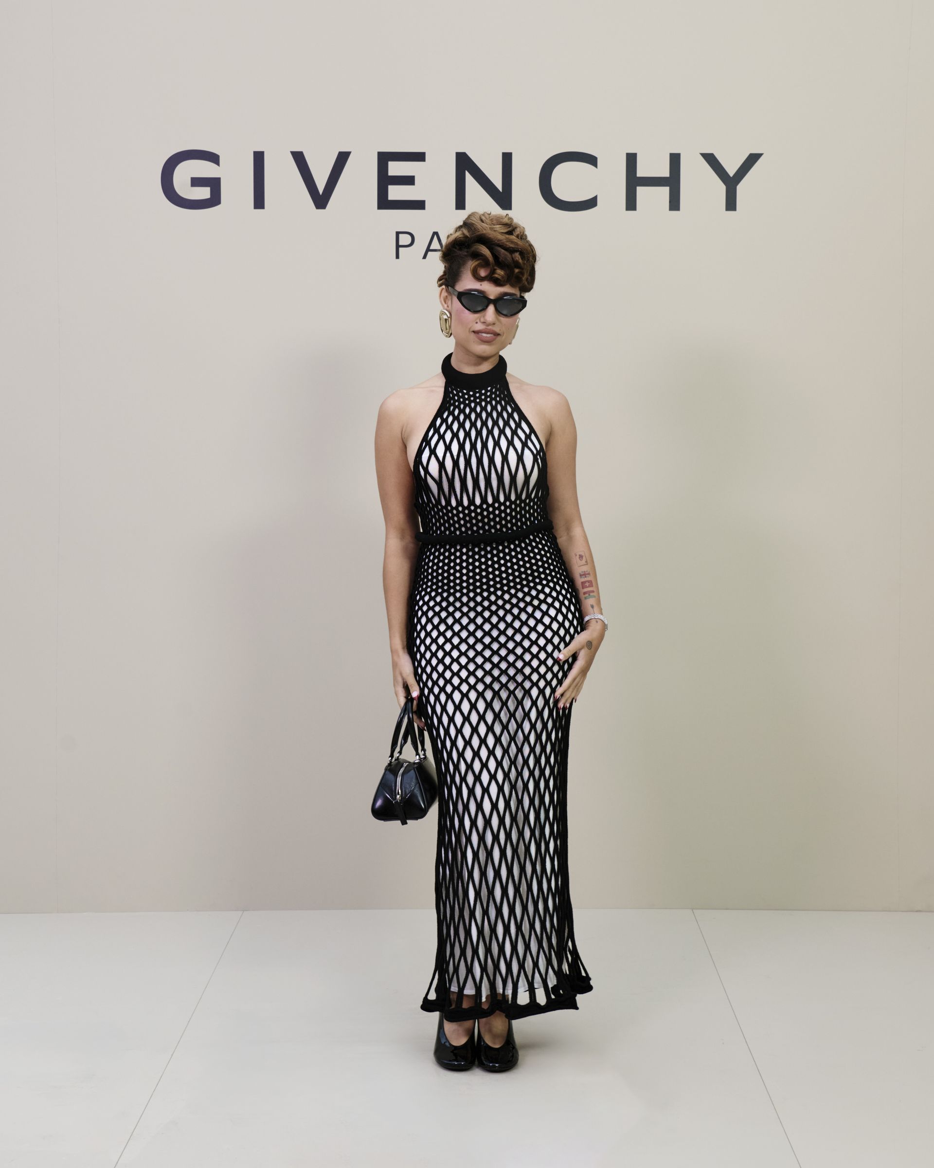 celebrities arrive at the Givenchy spring 2026 runway show during Paris Fashion Week
