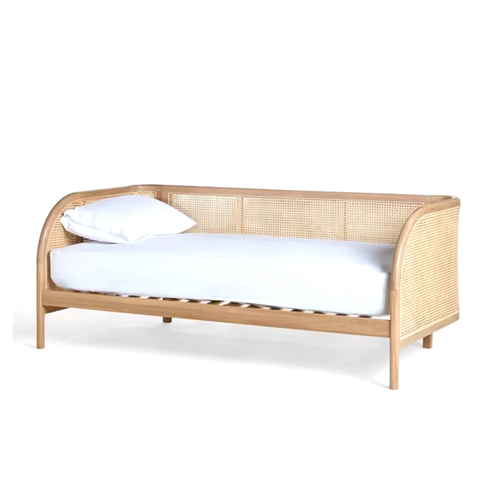 John Lewis, Rattan Wrapped Guest Bed