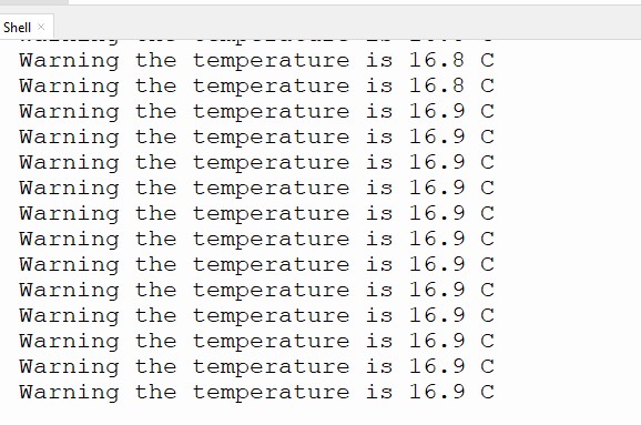 Monitor temperature with Raspberry Pi Pico