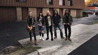 Dead Daisies outside Fame Studios