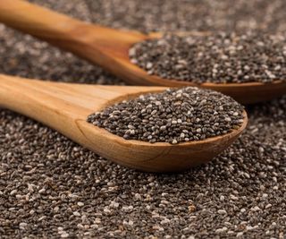 chia seeds freshly harvested