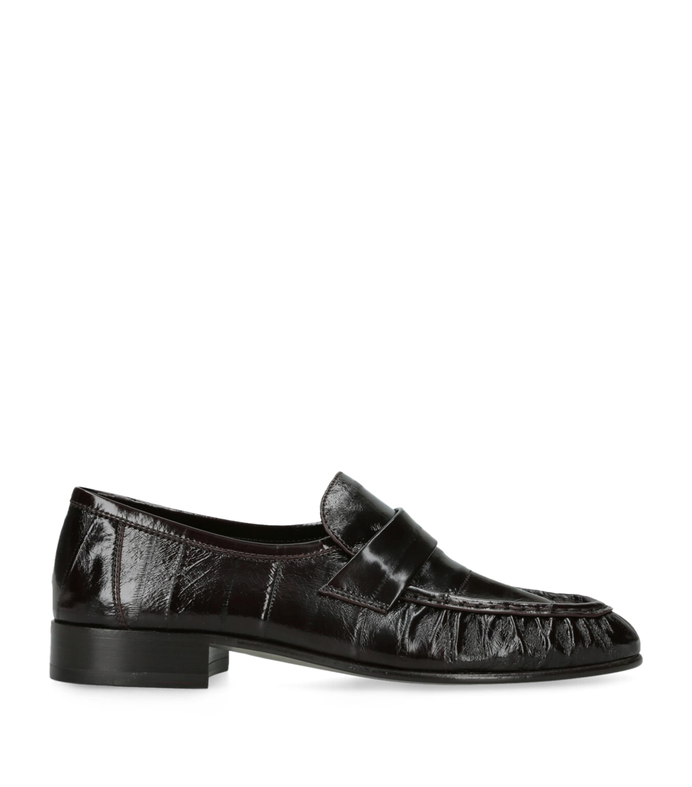 The Row Soft Eel Loafers