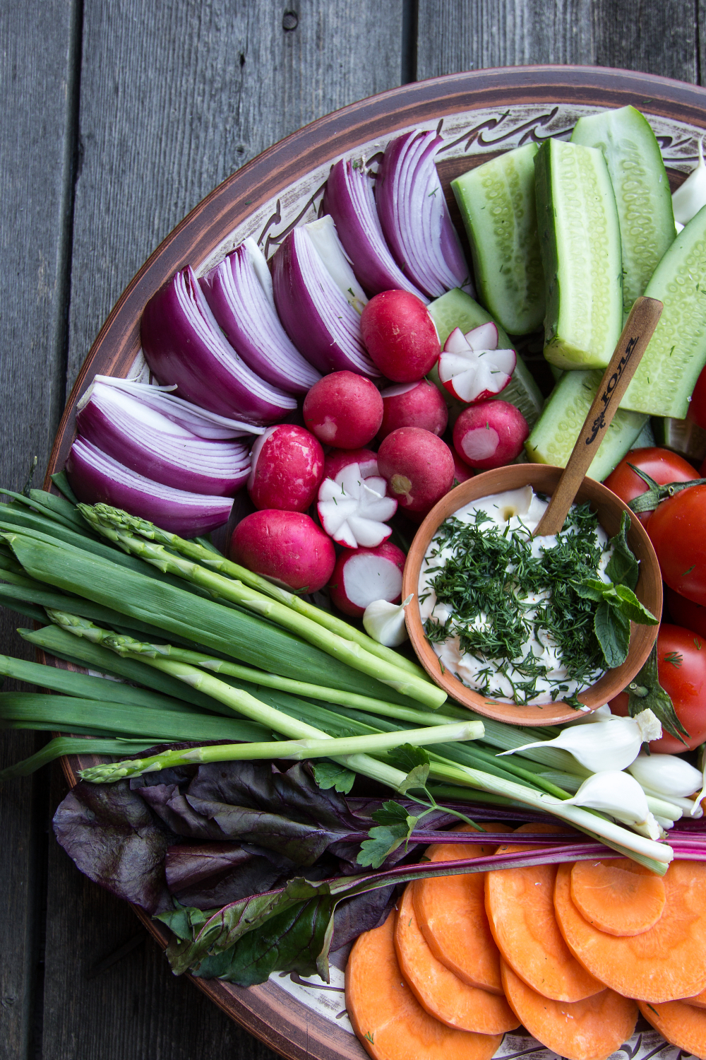 Vegetable platter