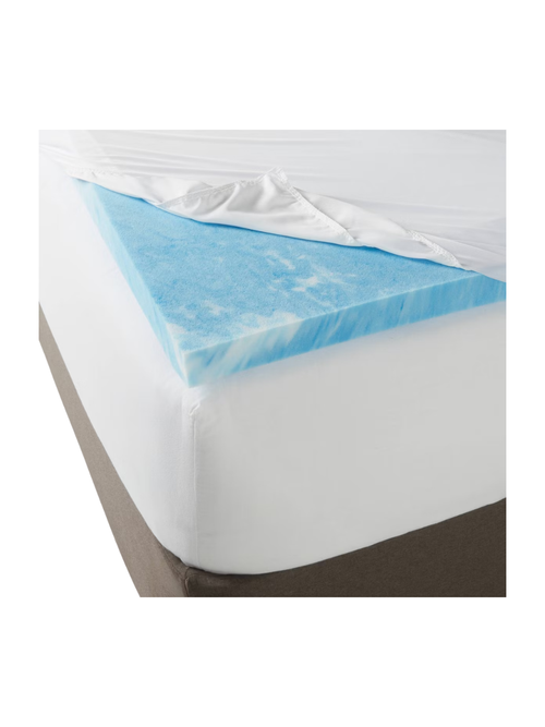 2" Twin XL Cool Touch Memory Foam Mattress Topper
