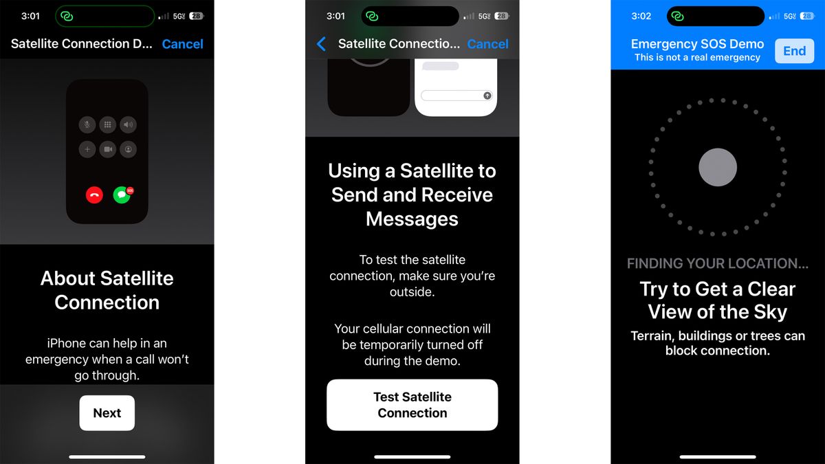 How to demo Emergency SOS via satellite on your iPhone right now TechRadar