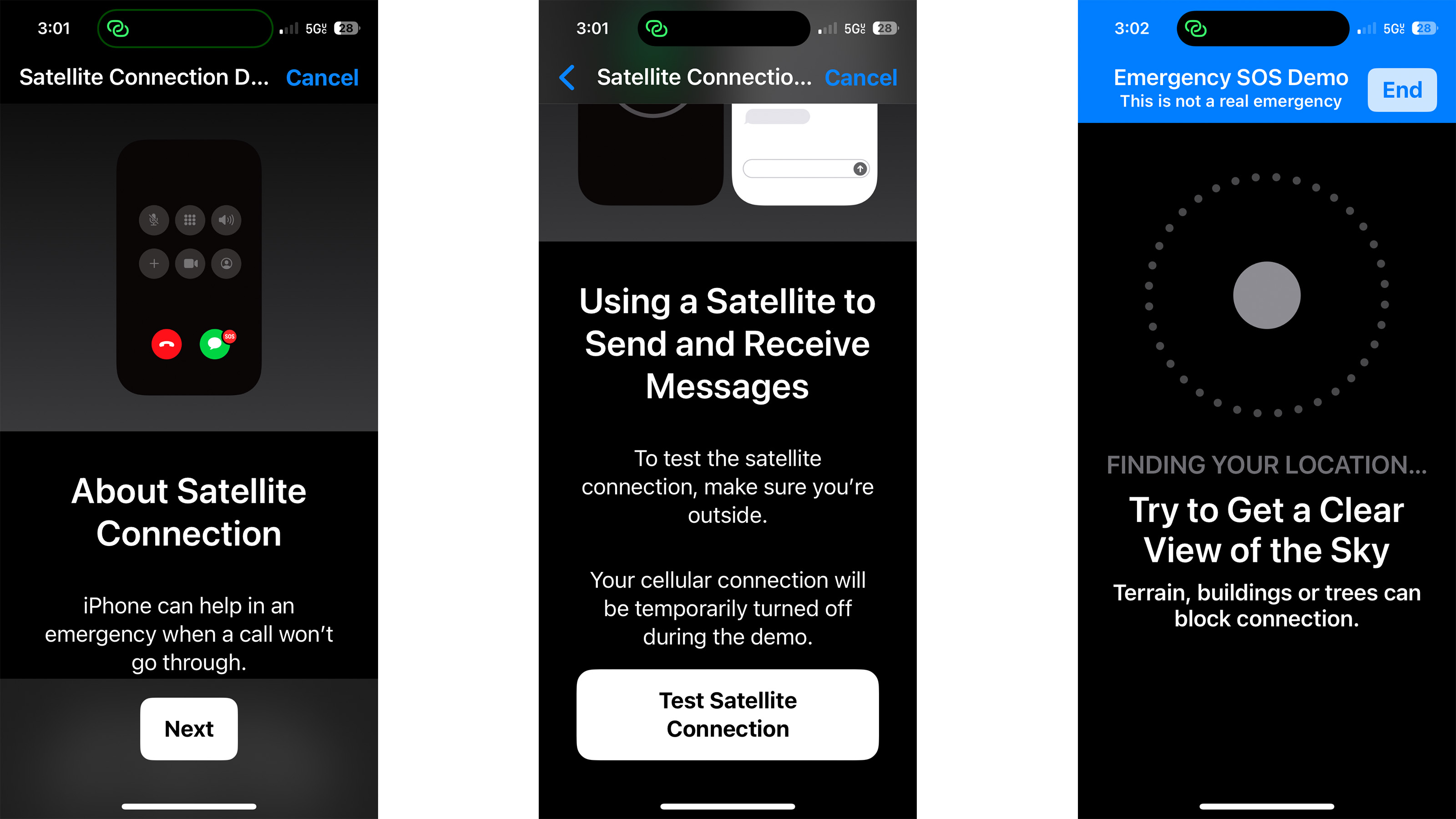 How To Demo Emergency SOS Via Satellite On Your IPhone Right Now 