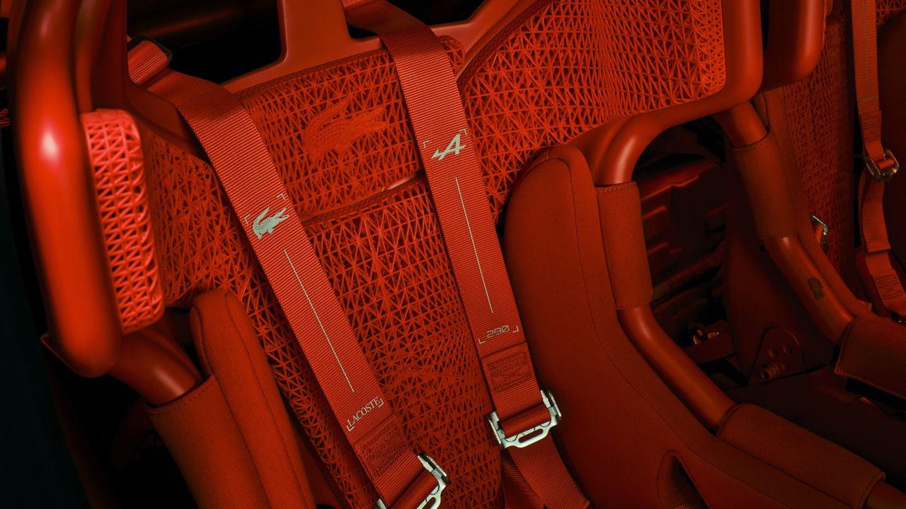 Interior details, Beware of the Crocodile - Alpine Lacoste A290 Rallye