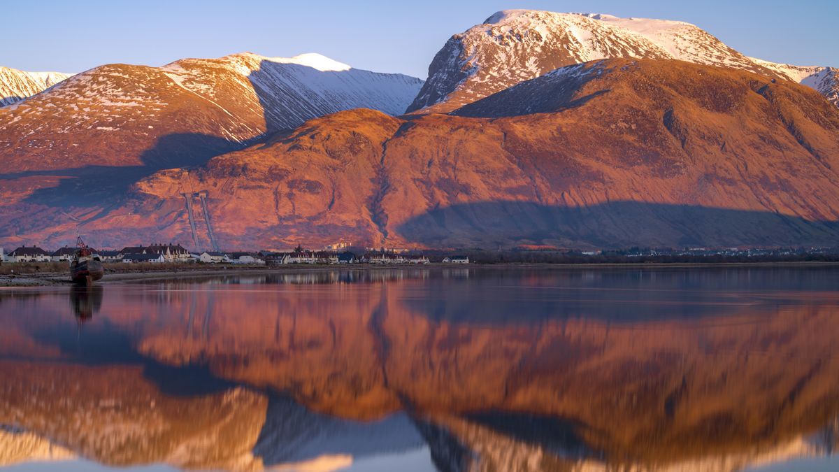 Last light on Ben Nevis