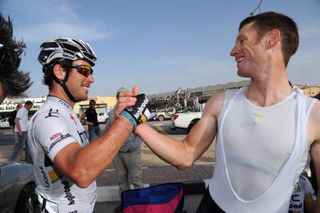 Mark Cavendish and Mark Renshaw, Tour of Qatar 2011, stage four