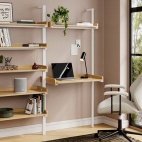Flynn Modular Shelving Desk