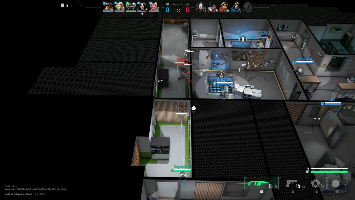 PUBG: Blindspot gameplay screenshot showing isometric combat