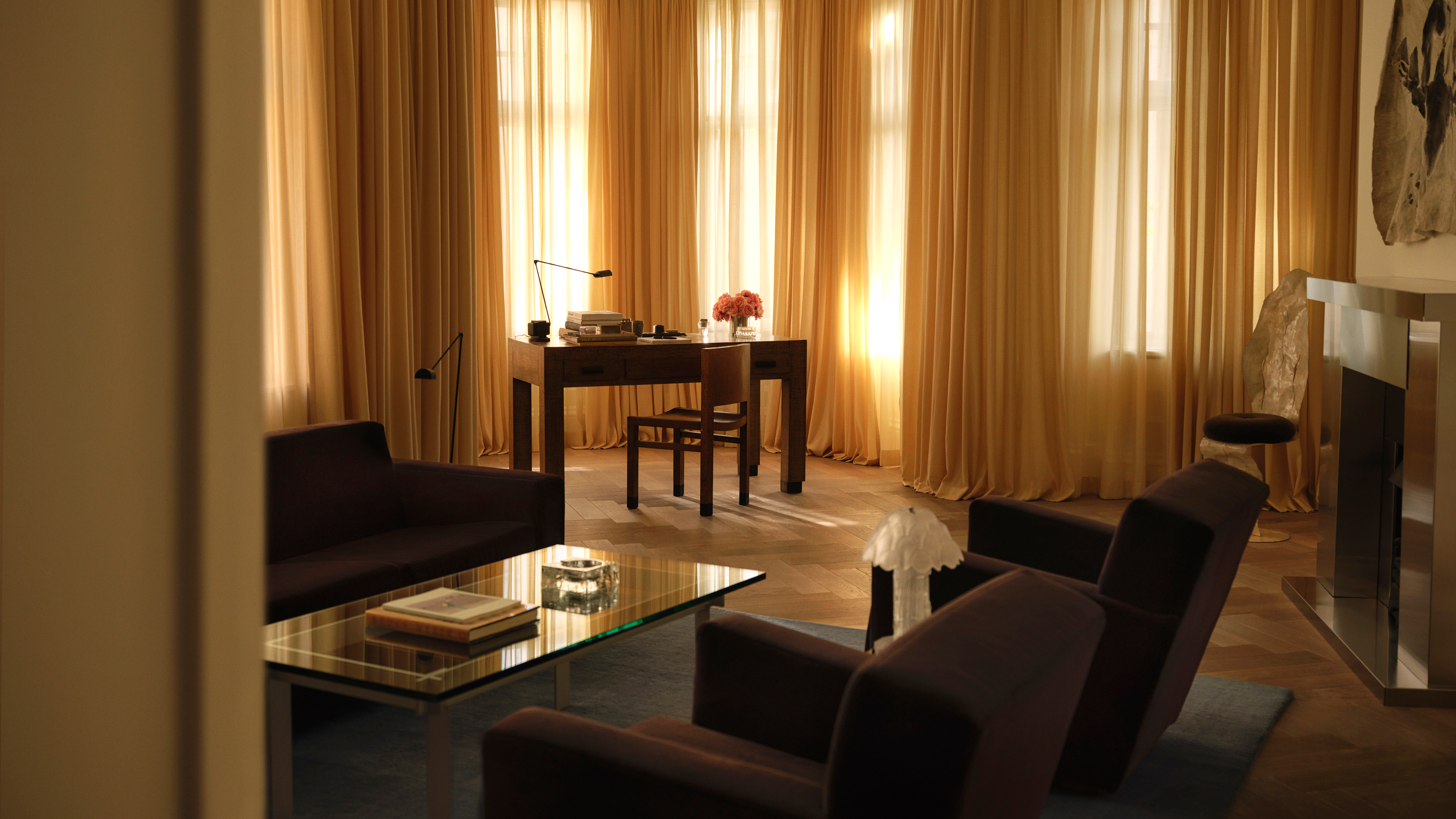 hazy London apartment