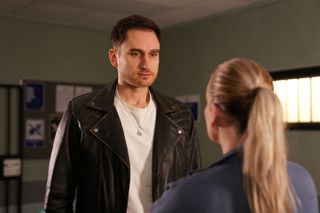 Freddie Roscoe goes on the attack in tonight's Hollyoaks. 