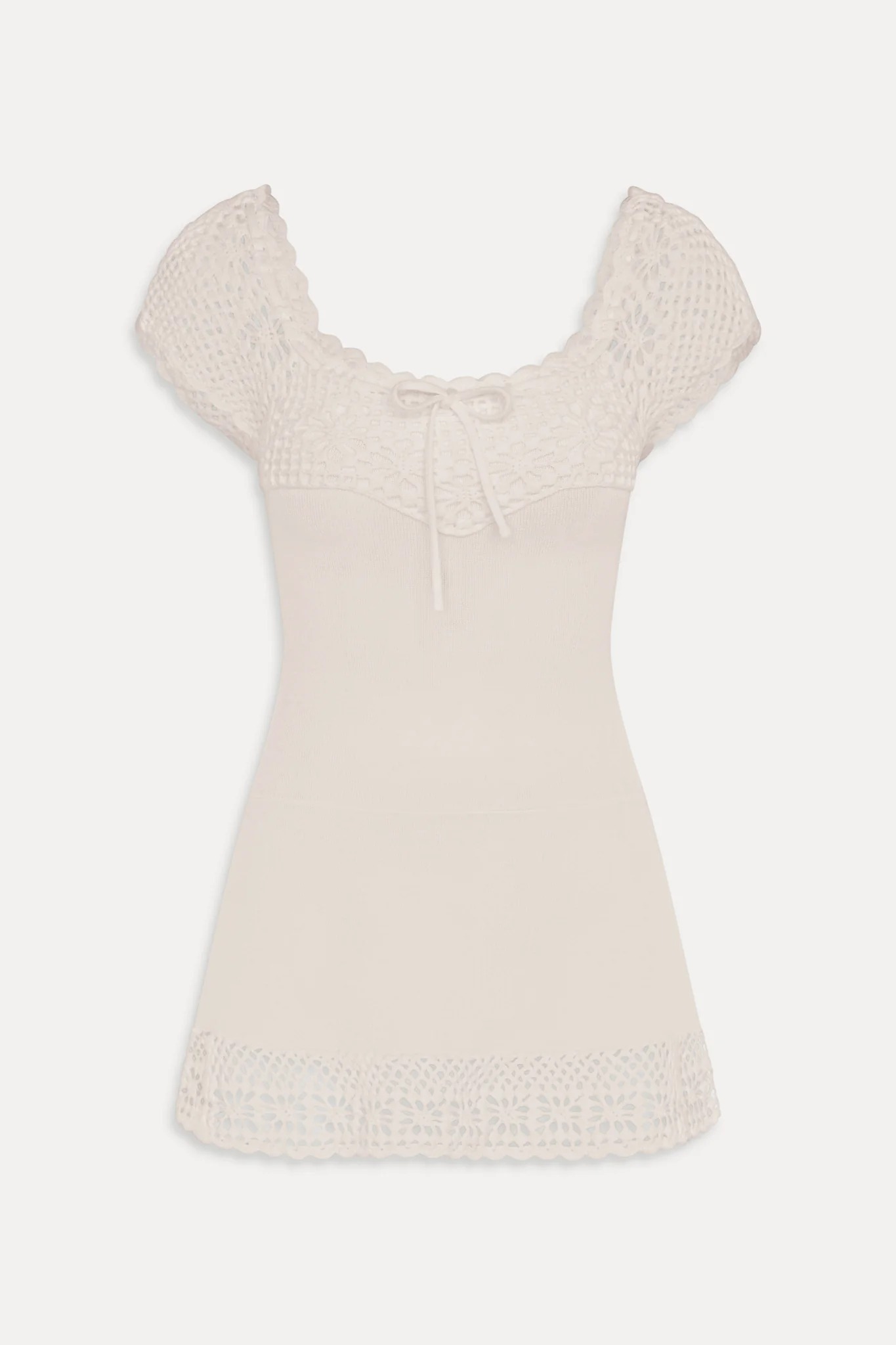 Frankies Bikinis, Lover Crochet Knit Mini Dress