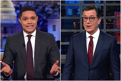 Stephen Colbert and Trevor Noah can't believe Trump might reprise the shutdown