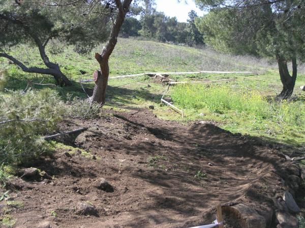 This berm follows a log jump on the Bonelli Park US Pro XCT course.