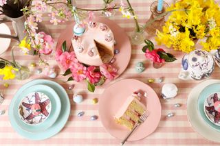 Create a stunning tablescape with Easter-themed decorations