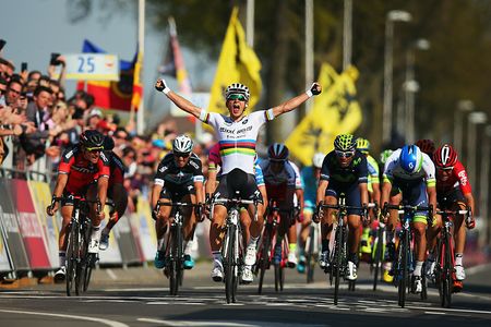World champion Michal Kwiatkowski (Etixx-QuickStep) wins Amstel Gold Race