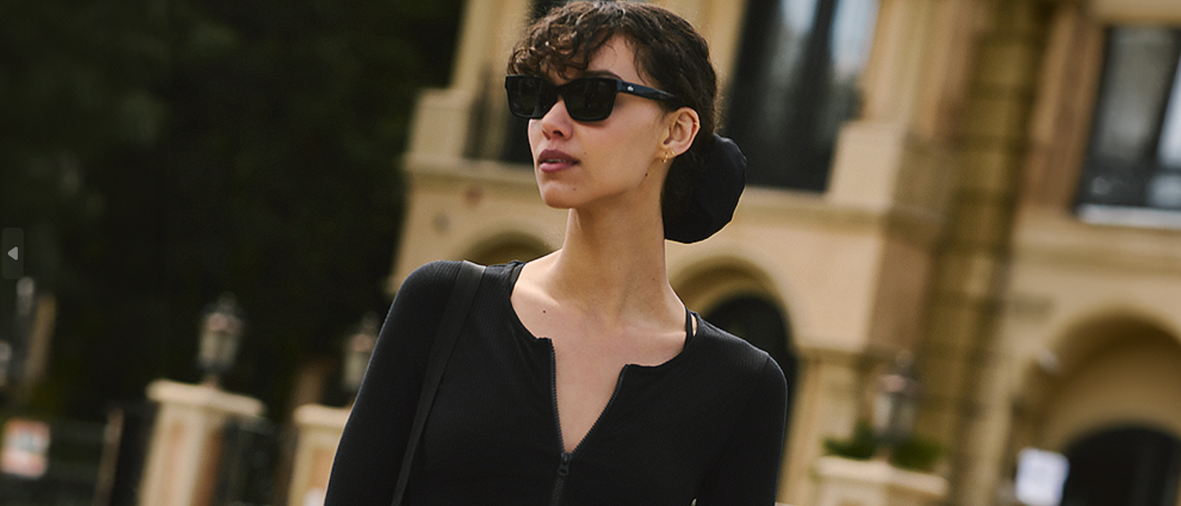 woman in alo outfit
