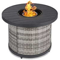 Best Choice Products 32in Round Fire Pit Table