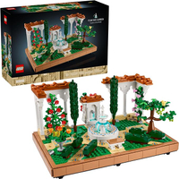 Lego Icons Fountain Garden