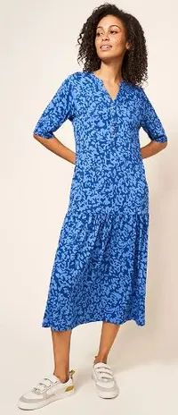 White Stuff Sabina Jersey Midi Dress|$65/£52 | John Lewis &amp; Partners&nbsp;